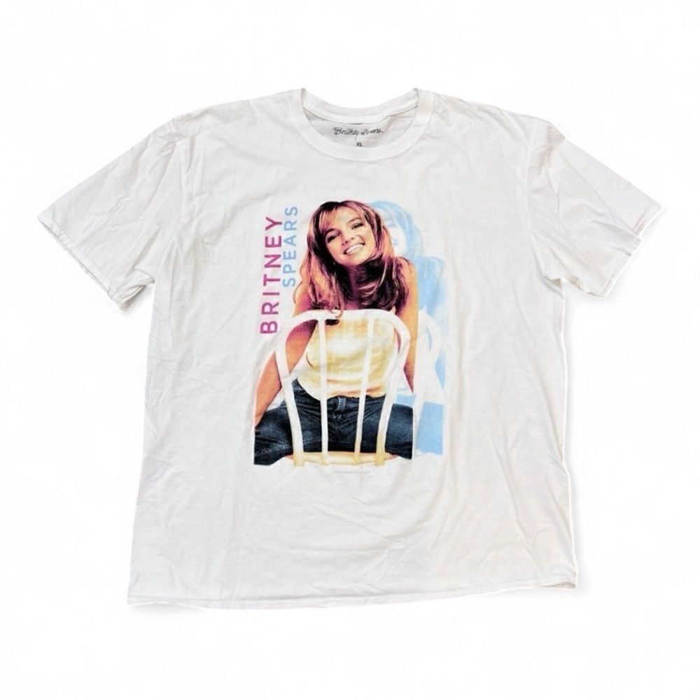 Brittany Spears Vintage Band Tee Shirt White XL